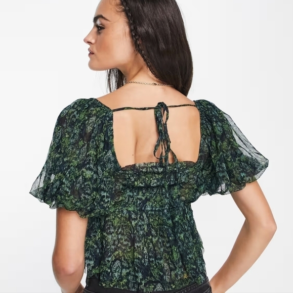 Free People Penelope Smock Top - Picture 4 of 5